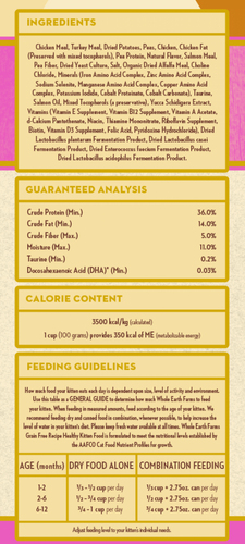 Whole Earth Farms Grain Free Kitten Recipe Dry Cat Food