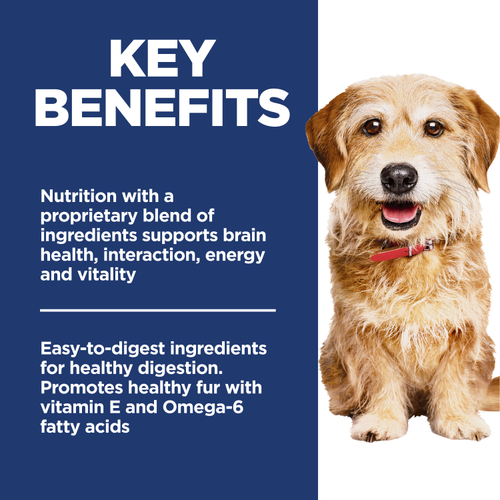 Hill's Science Diet Adult 7+ Senior Vitality Small & Mini Chicken & Rice Recipe Dog Food