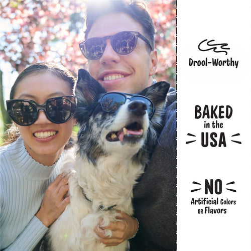 Three Dog Bakery Lick’n Crunch!® Carob & Peanut Butter Flavors Dog Treats