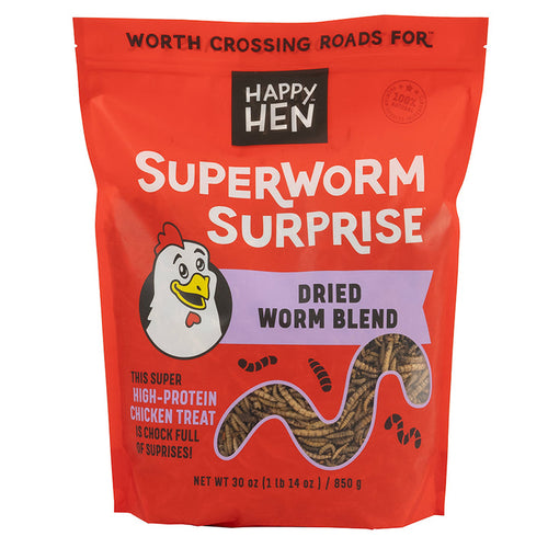 Happy Hen Superworm Surprise™ High-Protein Chicken Treat