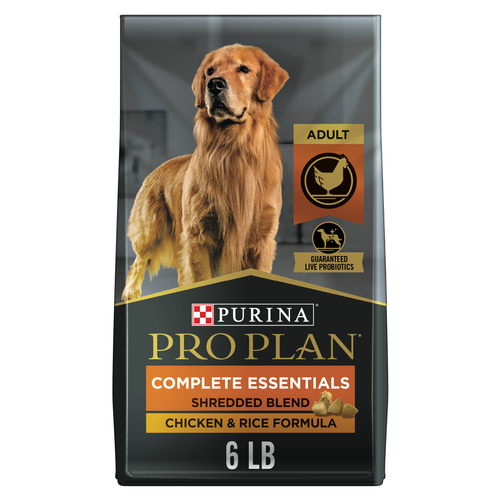 Purina Pro Plan High Protein with Probiotics Shredded Blend Chicken and Rice Formula Adult Dry Dog Food